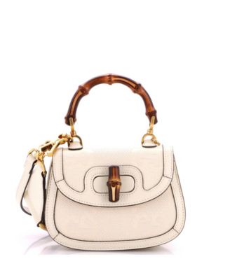 Mini Bamboo 1947 Top Handle Bag Jumbo GG Canvas