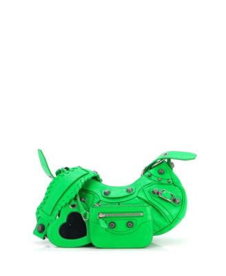 XS Le Cagole Giant Studs Shoulder Bag Leather