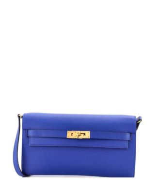 Herm&egrave;s Women's Pre-Owned Kelly To Go Epsom Crossbody Wallet