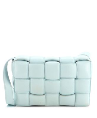 Cassette Crossbody Bag Padded Maxi Intrecciato Leather