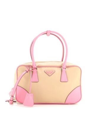 Re-Edition 1978 Two-Handle Saffiano Leather Medium Shoulder Bag