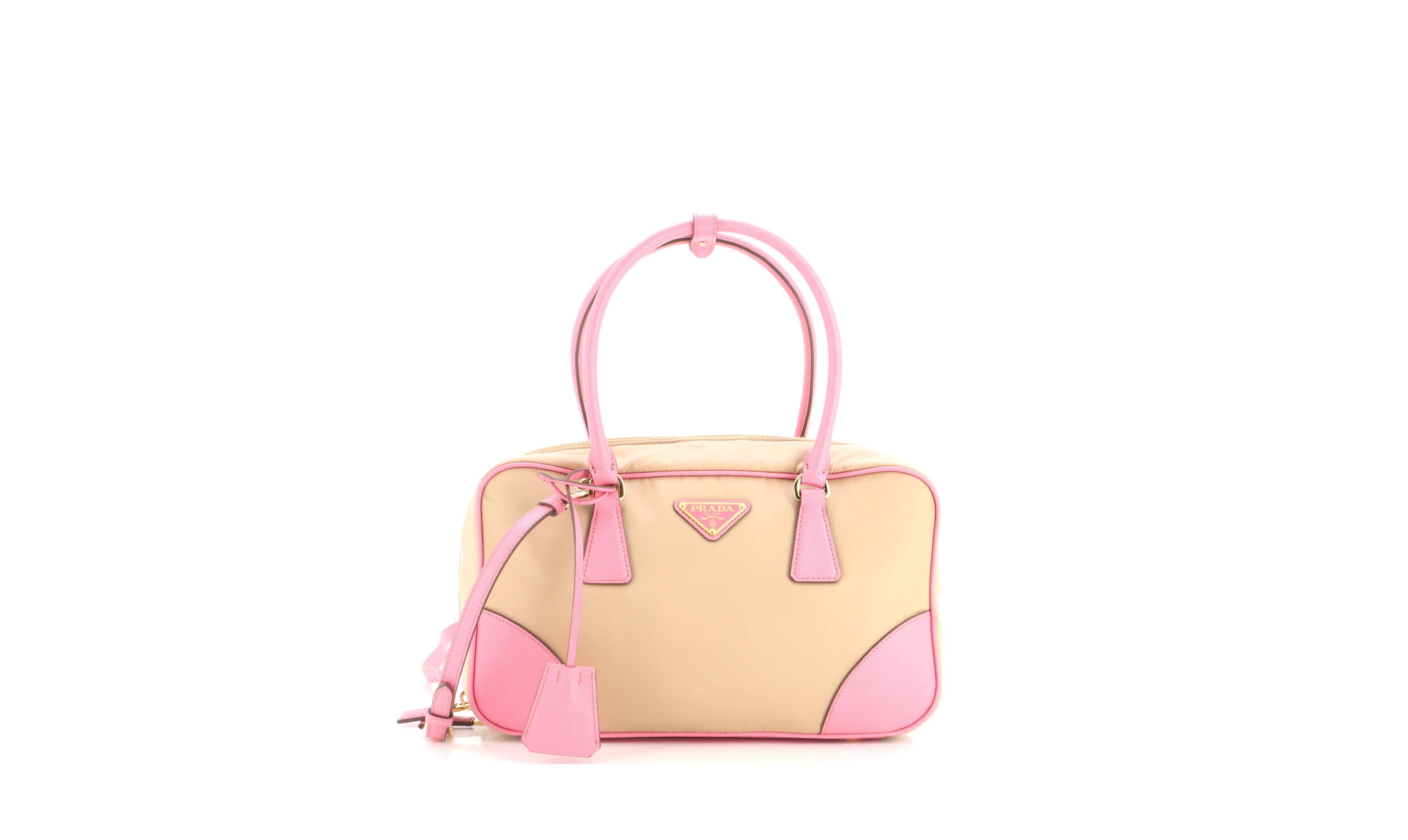 Pre-Owned Prada Re-Edition 1978 Two-Handle Saffiano Leather Medium Shoulder Bag