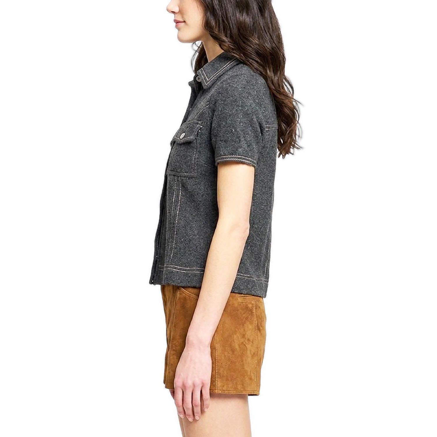 Women's Sienna Short-Sleeve Polo Sweater
