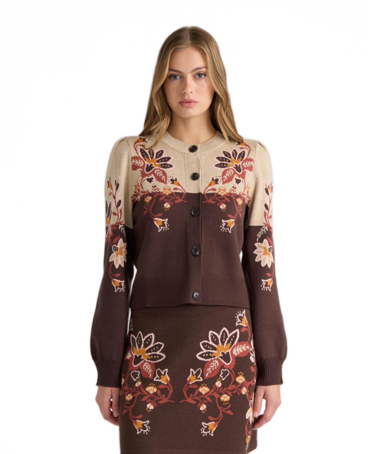 Nvlt Women's Jacquard Cardigan