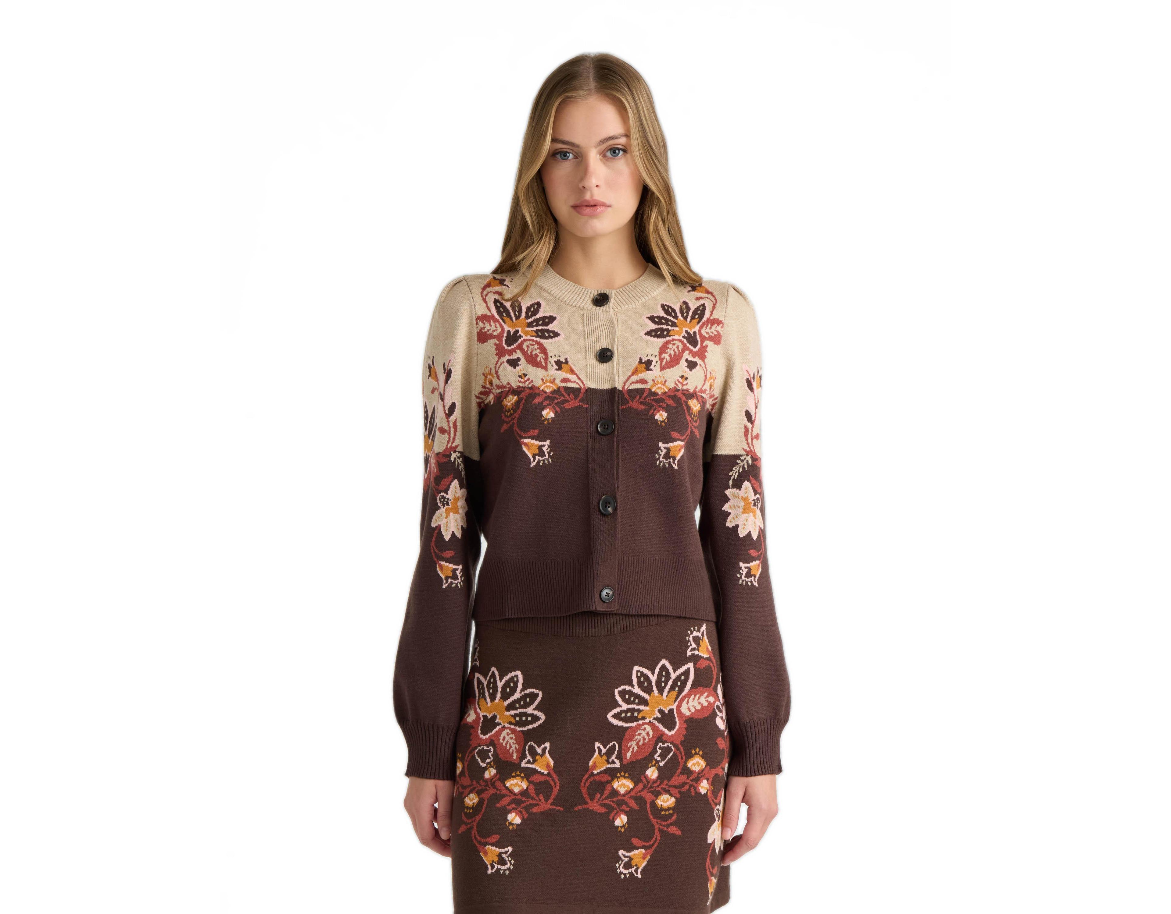 Nvlt Women's Jacquard Cardigan