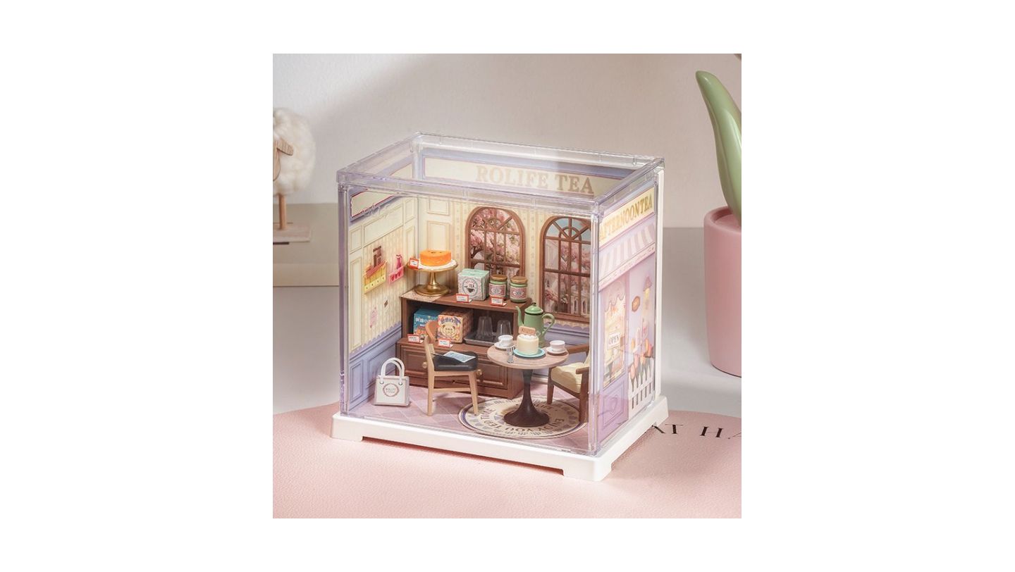 Детские конструкторы Robotime Super Creator Mini Series Cake Shop, DIY Plastic Miniature Kits Retail Store Series, Mini Model House Building Set for Teens DIY Crafts — фото 2