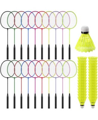 Badminton Rackets Set with Shuttlecocks for Adult Teenagers Outdoor Games