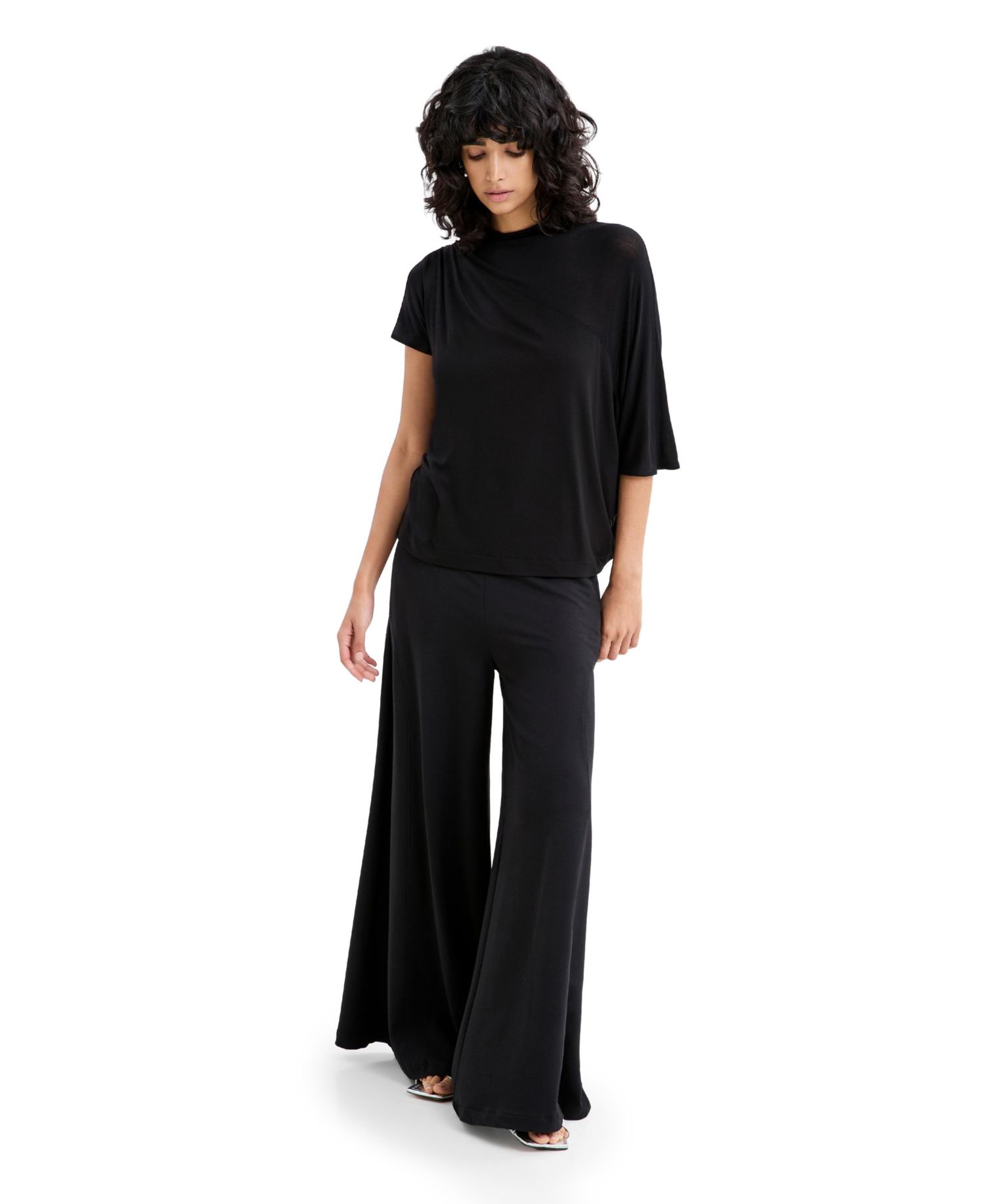 Women's Hylan High-Rise Wide-Leg Trousers