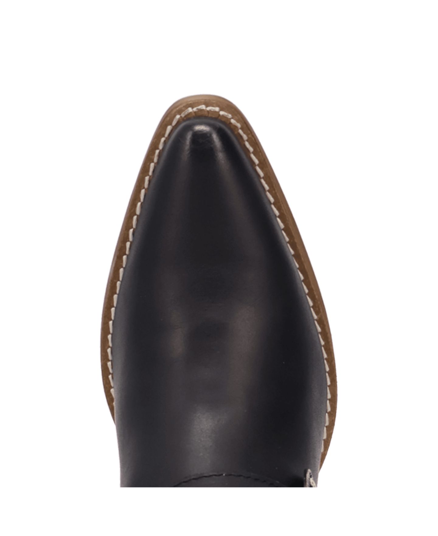 Женские ботинки Dingo Saddle Up Leather Western Buckle-Strap Bootie, цвет: Чёрный — фото 6