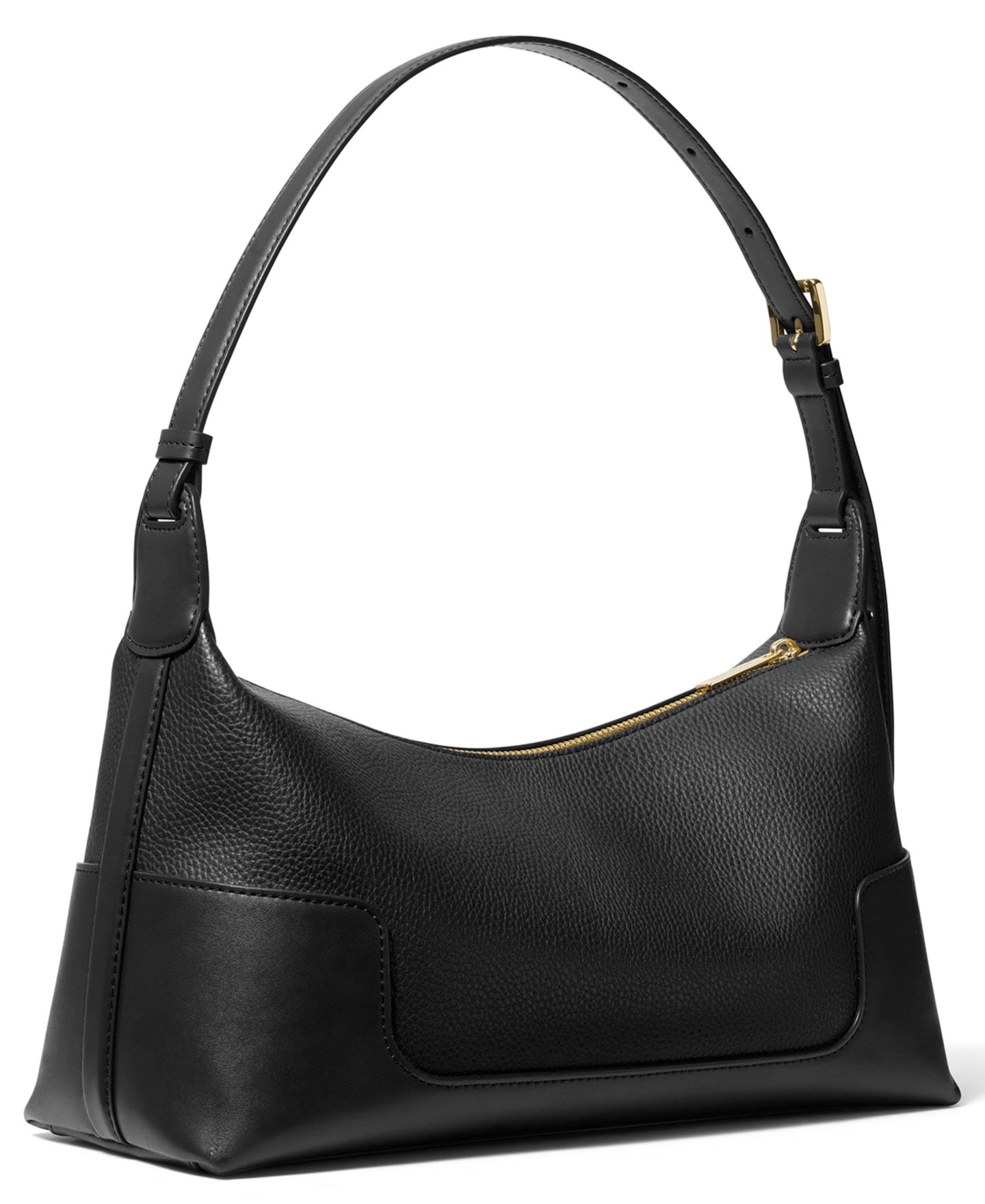 Женская сумка Michael Kors Teddi Medium Slouchy Shoulder Handbag, цвет: Чёрный — фото 2