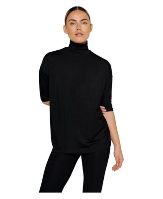 Women's Tomasine 3/4-Sleeve Turtleneck Relaxed-Fit T-Shirt
