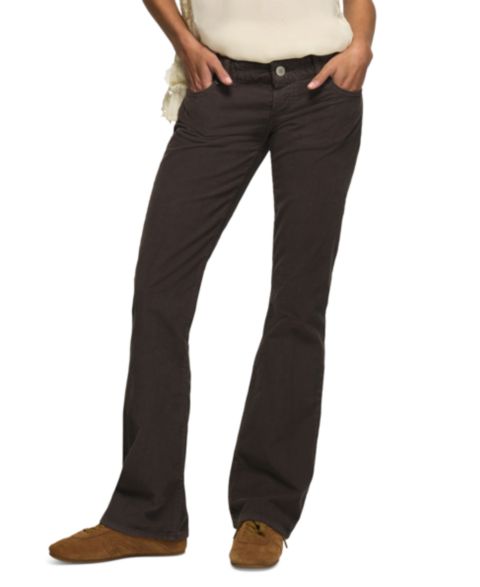 Женские джинсы Lucky Brand Lil Maggie клёш из вельвета с очень низкой посадкой, цвет: Варёный