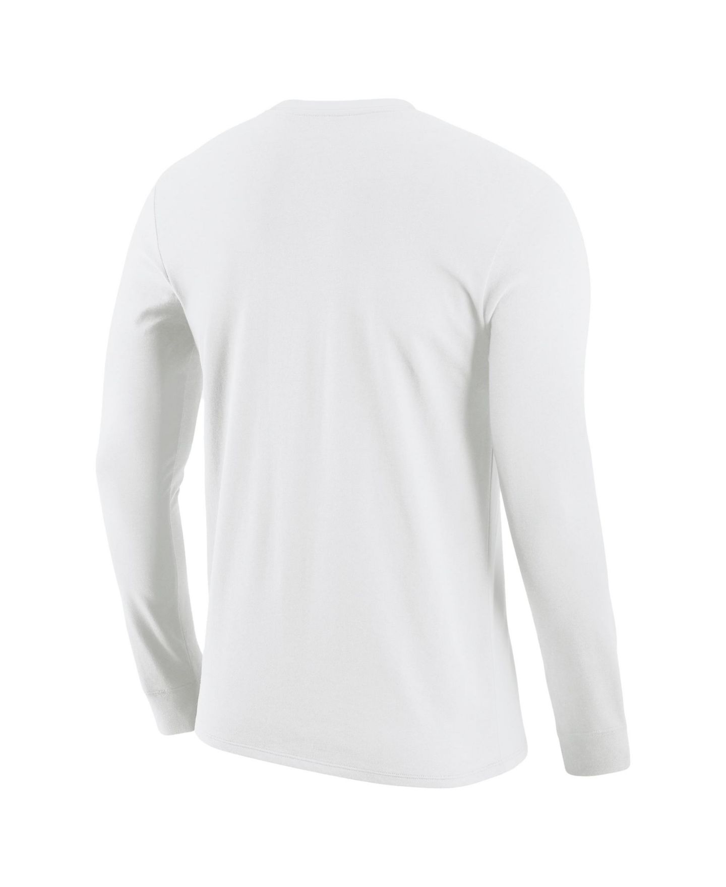 Мужская футболка Nike White San Antonio Spurs Logo Core Long Sleeve — фото 2