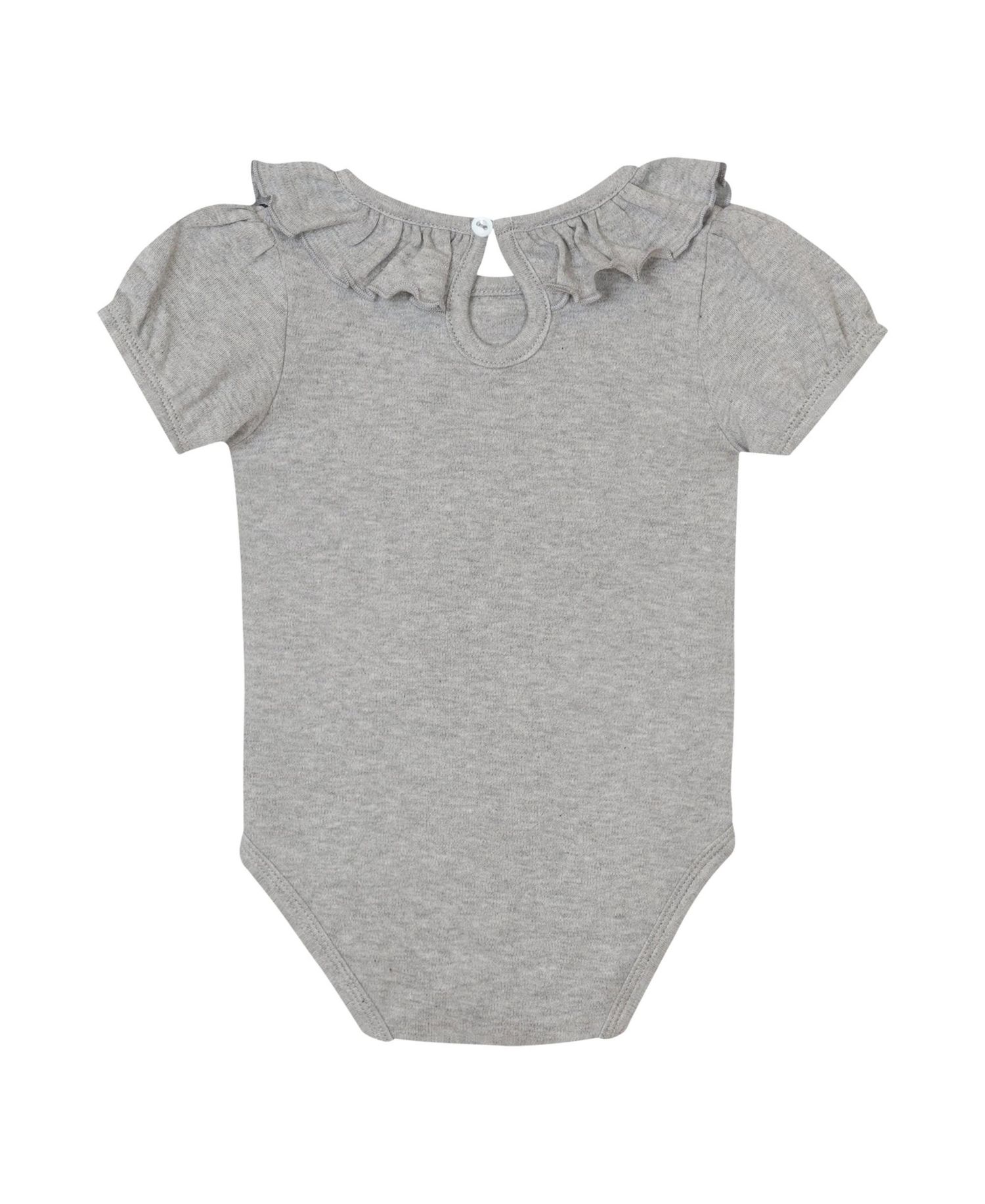 Baby Boys and Girls Red/Gray Georgia Bulldogs Two-Pack Playtime Ruffle Bodysuit Set