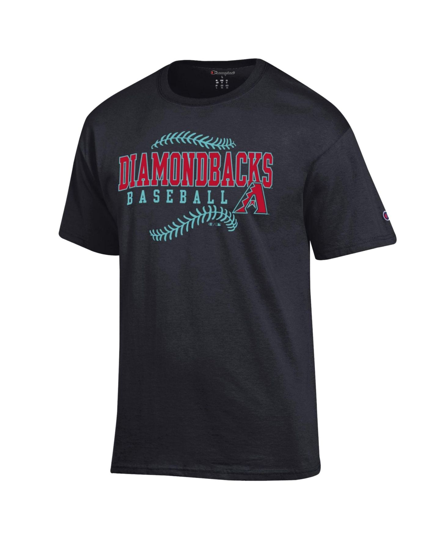 Мужская футболка Champion Black Arizona Diamondbacks Baseball — фото 3