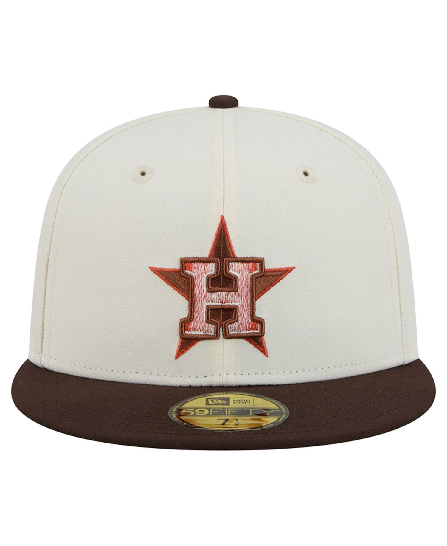 Men's Natural/Brown Houston Astros Pumpkin Spice 59FIFTY Fitted Hat