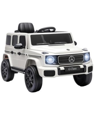 Licensed Mercedes-Benz G580 12V Remote Control Ride-On Car, 66 lbs Capacity, Ages 3-8
