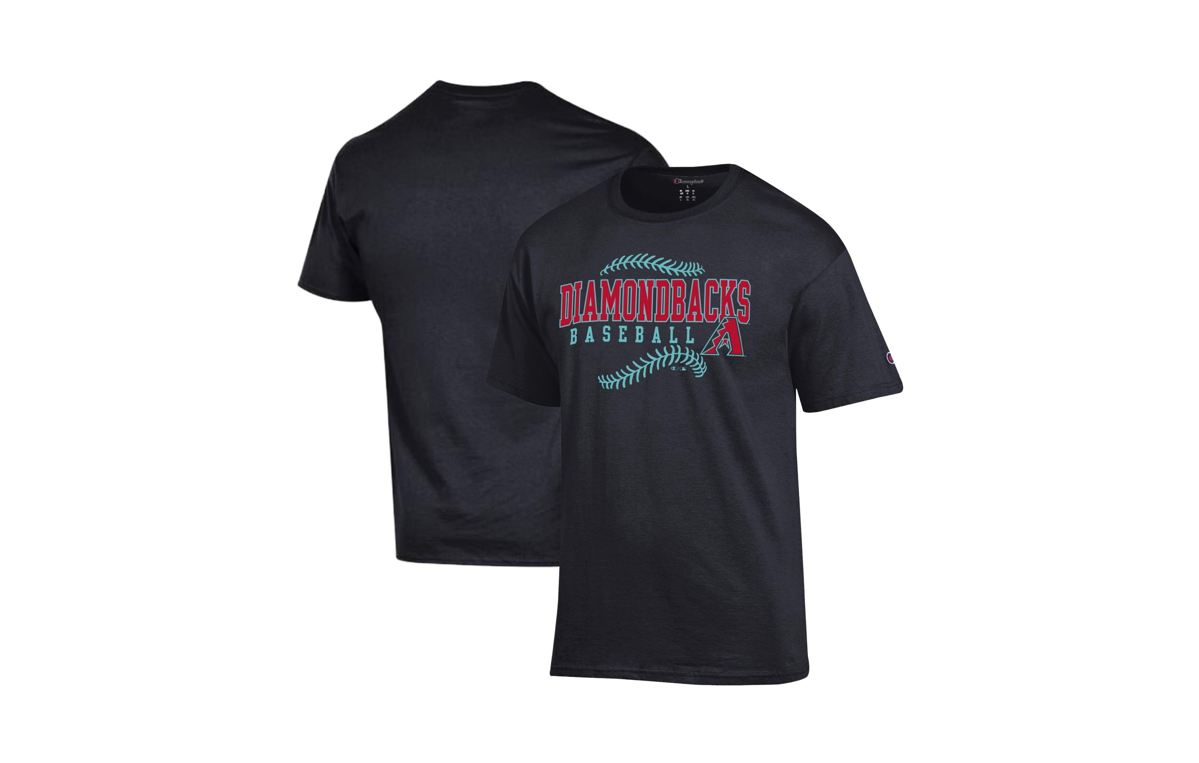 Champion Men's Black Arizona Diamondbacks Baseball T-Shirt