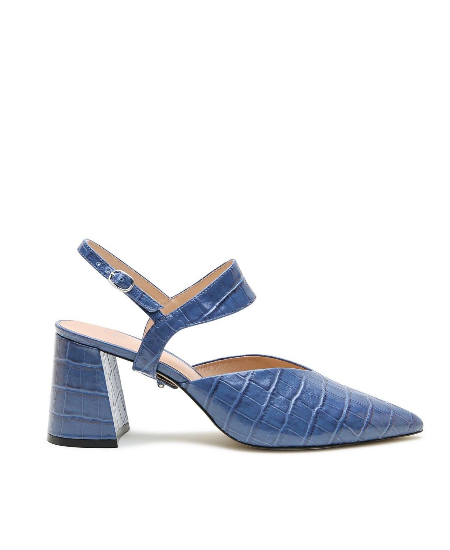 Женские сабо Alterre Indigo Croc Elsie Customizable V, цвет: Индиго синий — фото 2