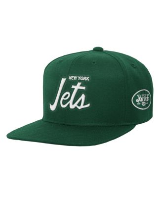 Big Boys and Girls Green New York Jets Head Coach Flat Brim Snapback Hat