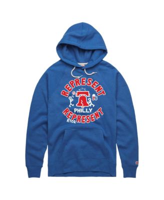 Men's and Women's x A Tribe Called Quest Royal Philadelphia 76ers Represent Tri-Blend Hoodie