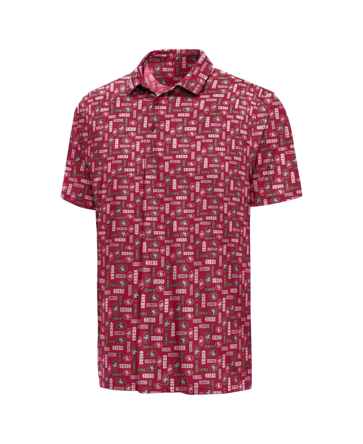Men's Antigua Scarlet San Francisco 49ers Season Tickets Polo