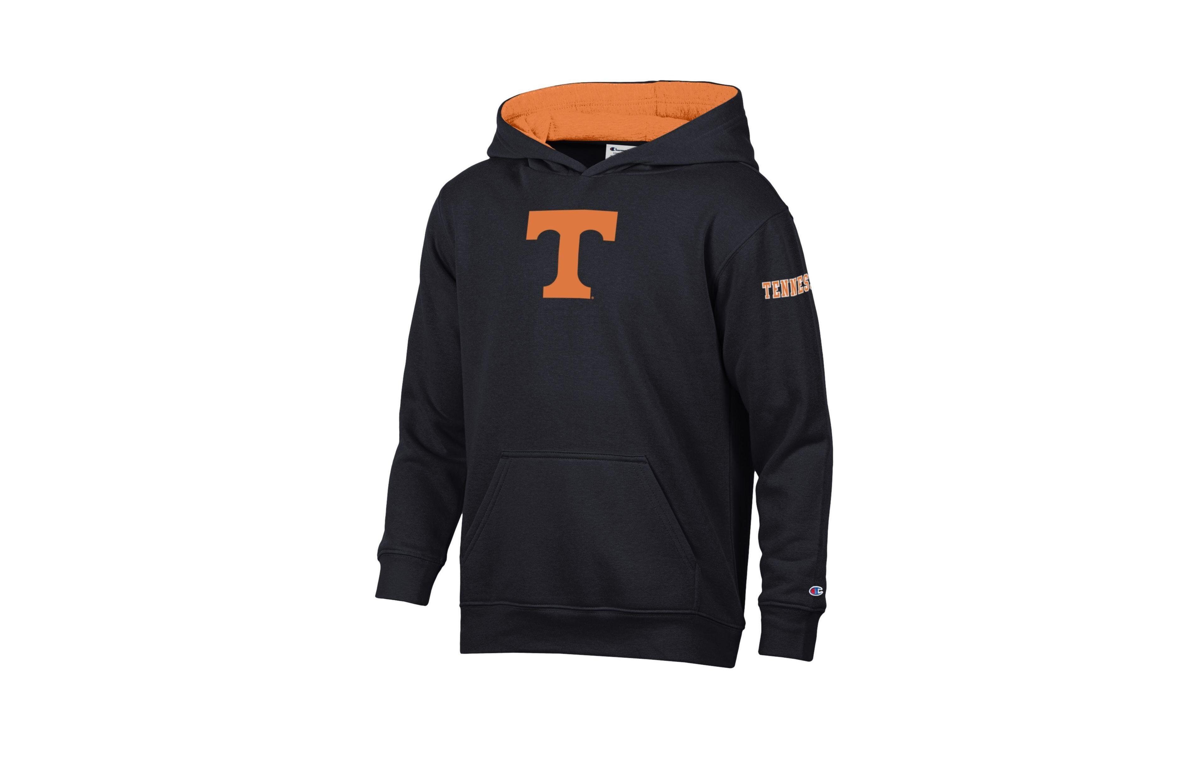Big Boys and Girls Champion Black Tennessee Volunteers Fleece Hoodie