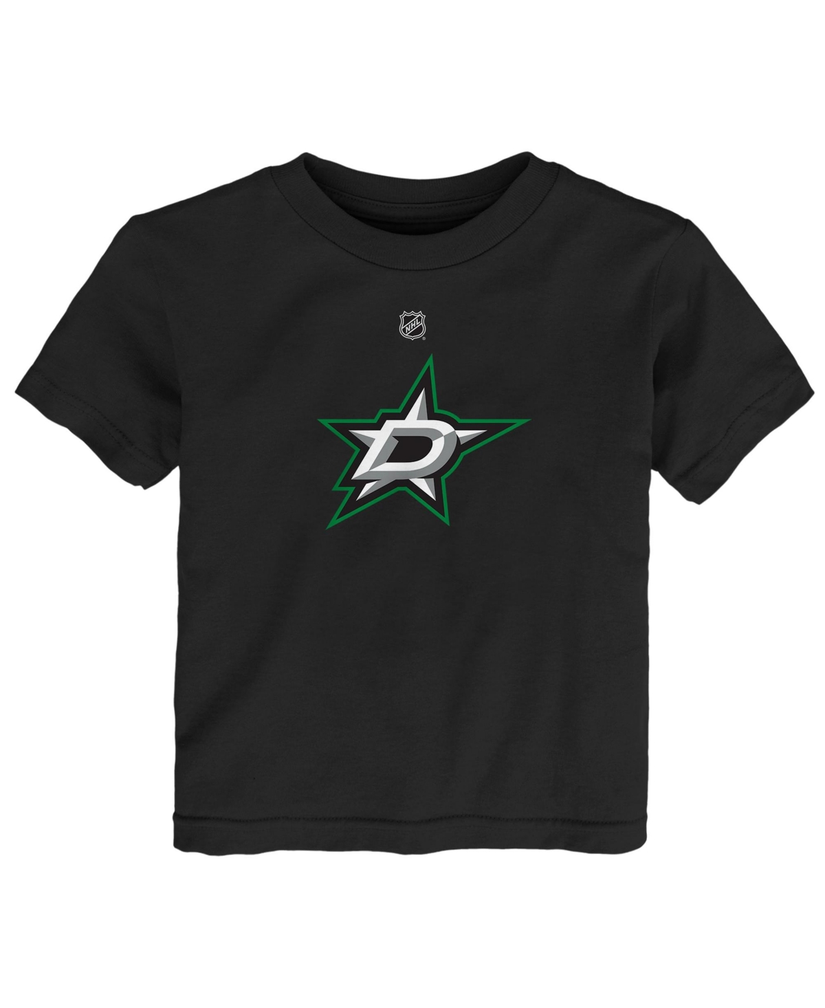 Baby Boys and Girls Outerstuff Black Dallas Stars Primary Logo T-Shirt