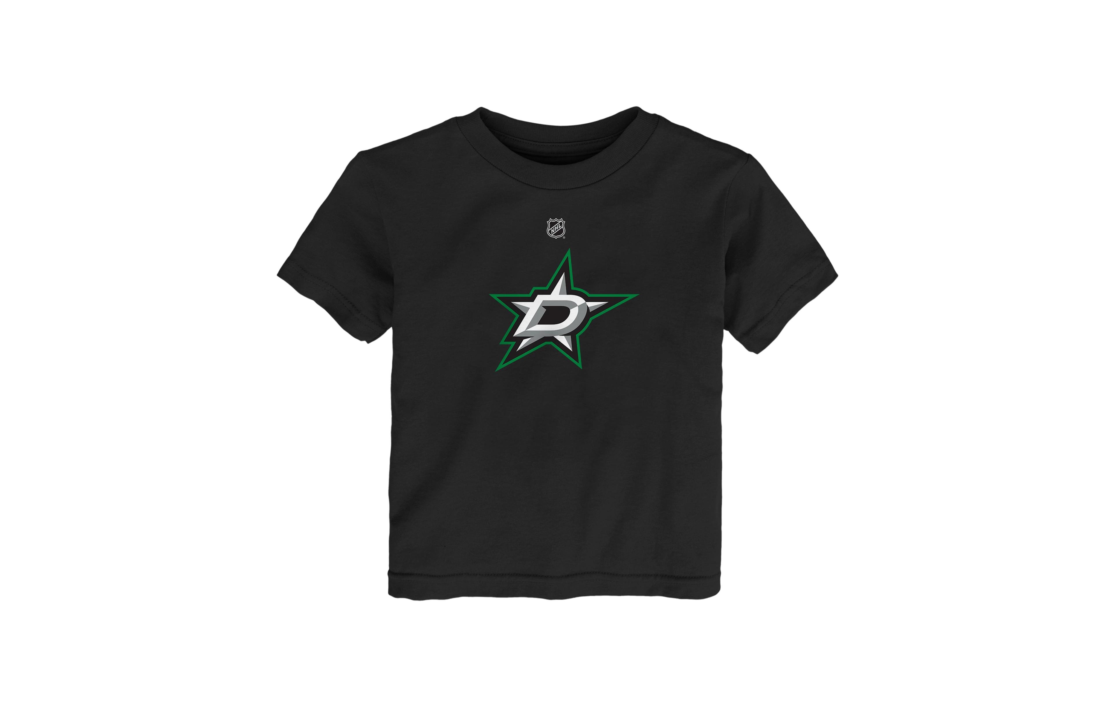Baby Boys and Girls Outerstuff Black Dallas Stars Primary Logo T-Shirt