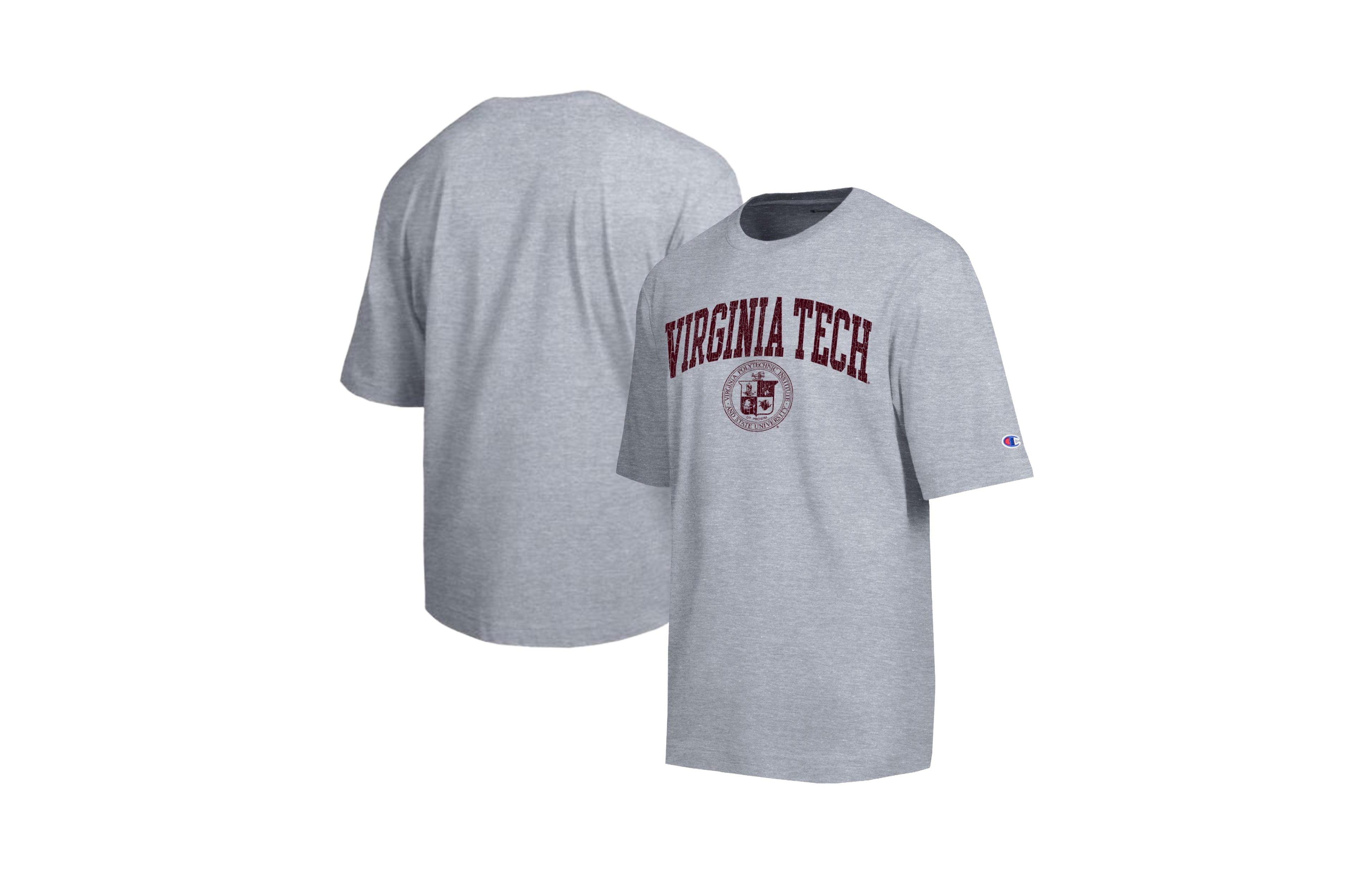 Champion Men's Heather Gray Virginia Tech Hokies Scholar All-Star T-Shirt