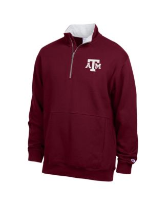 Men's Maroon Texas A&M Aggies Fleece Quarter-Zip Pullover