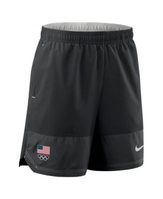 Big Boys and Girls  Black Team USA Dri-FIT Woven Shorts