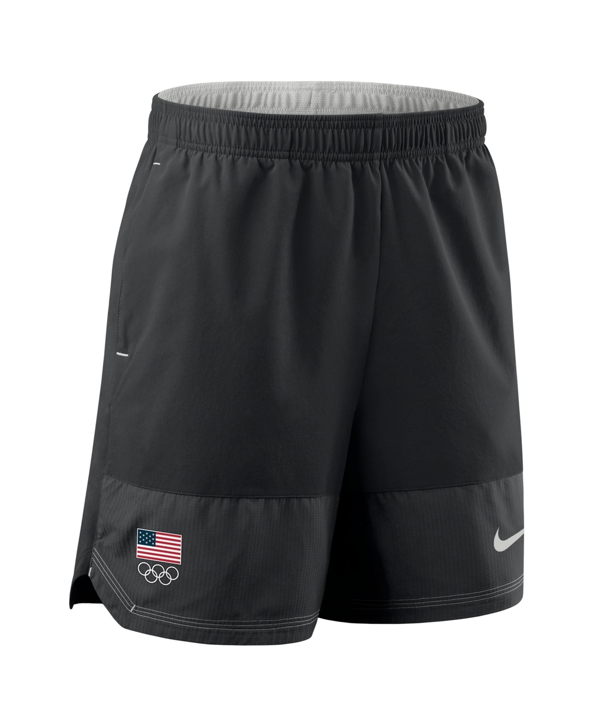 Big Boys and Girls Nike Black Team Usa Dri-fit Woven Shorts