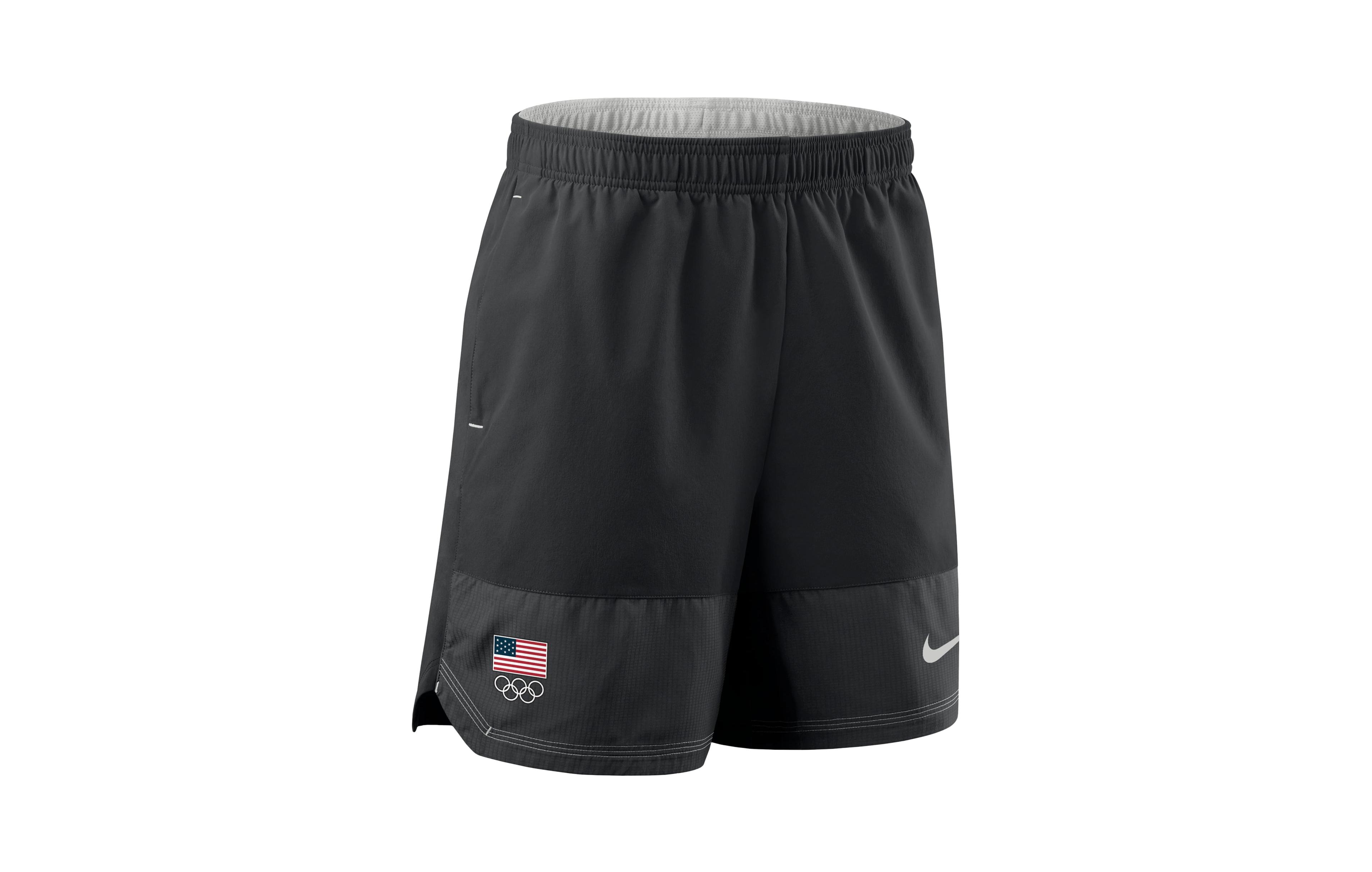 Big Boys and Girls Nike Black Team Usa Dri-fit Woven Shorts