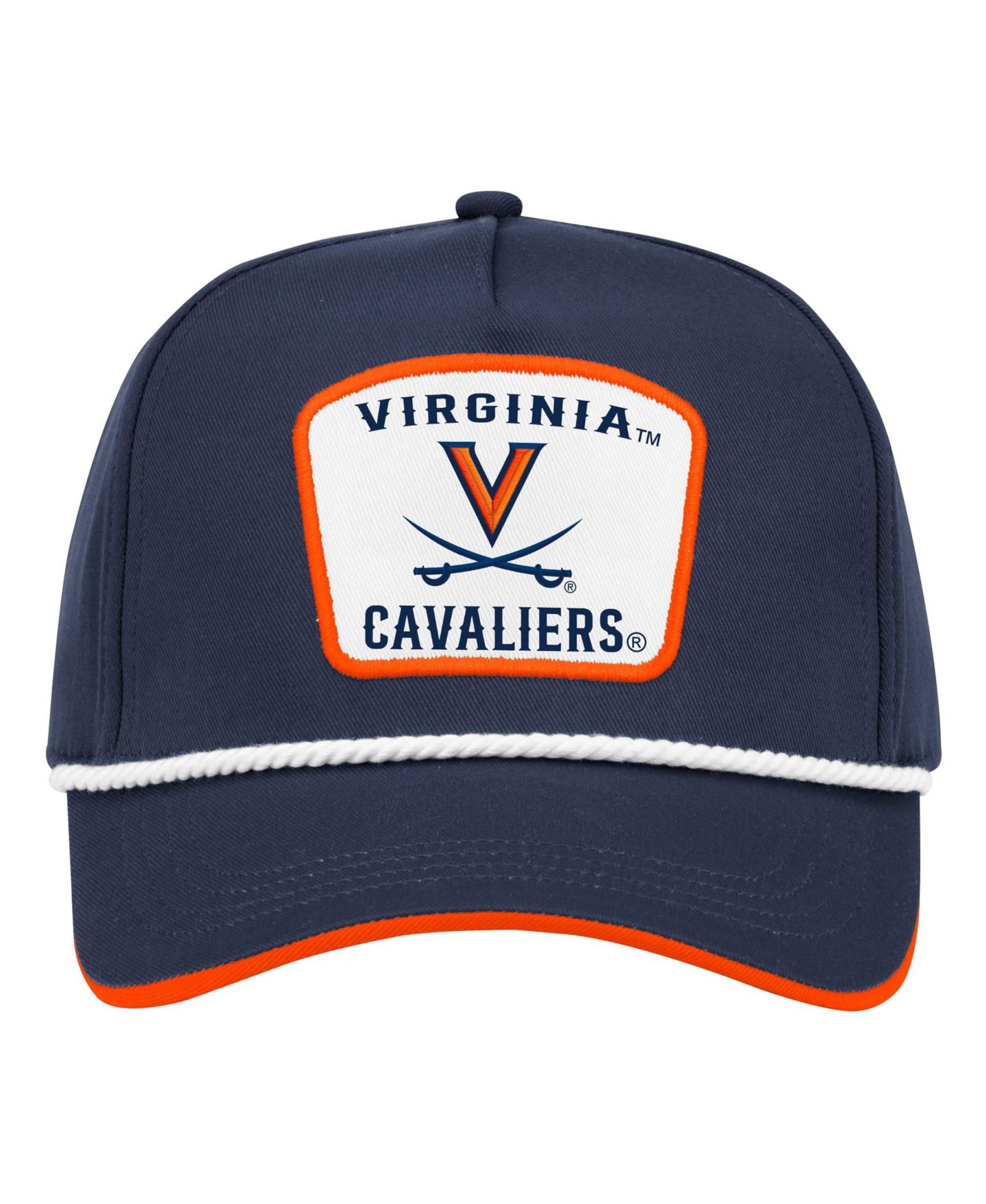Мужская кепка Colosseum Navy Virginia Cavaliers Hits the Road Podium Adjustable Hat — фото 2