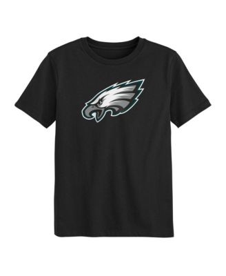 Preschool  Black Philadelphia Eagles Primary Logo T-Shirt