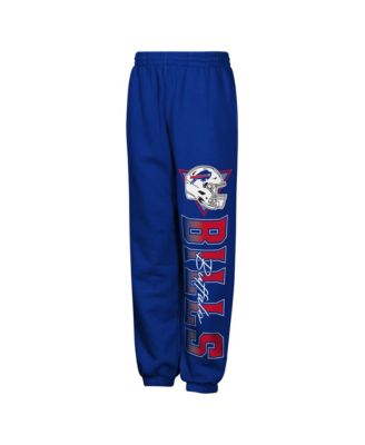 Big Boys and Girls Royal Buffalo Bills Run & Gun Sweatpants