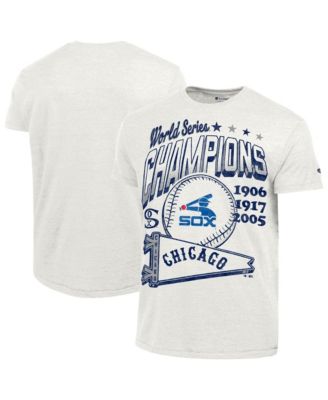 Men's Cream Chicago White Sox Winning Tradition Cooperstown Collection Tri-Blend T-Shirt