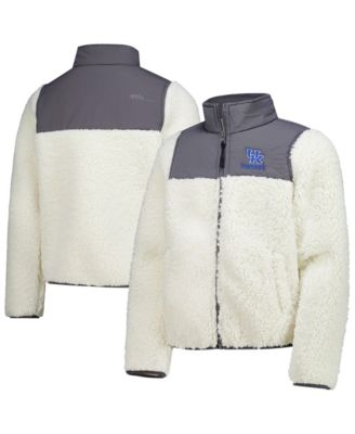 Big Boys and Girls Charcoal Kentucky Wildcats Teddy Sherpa Jacket