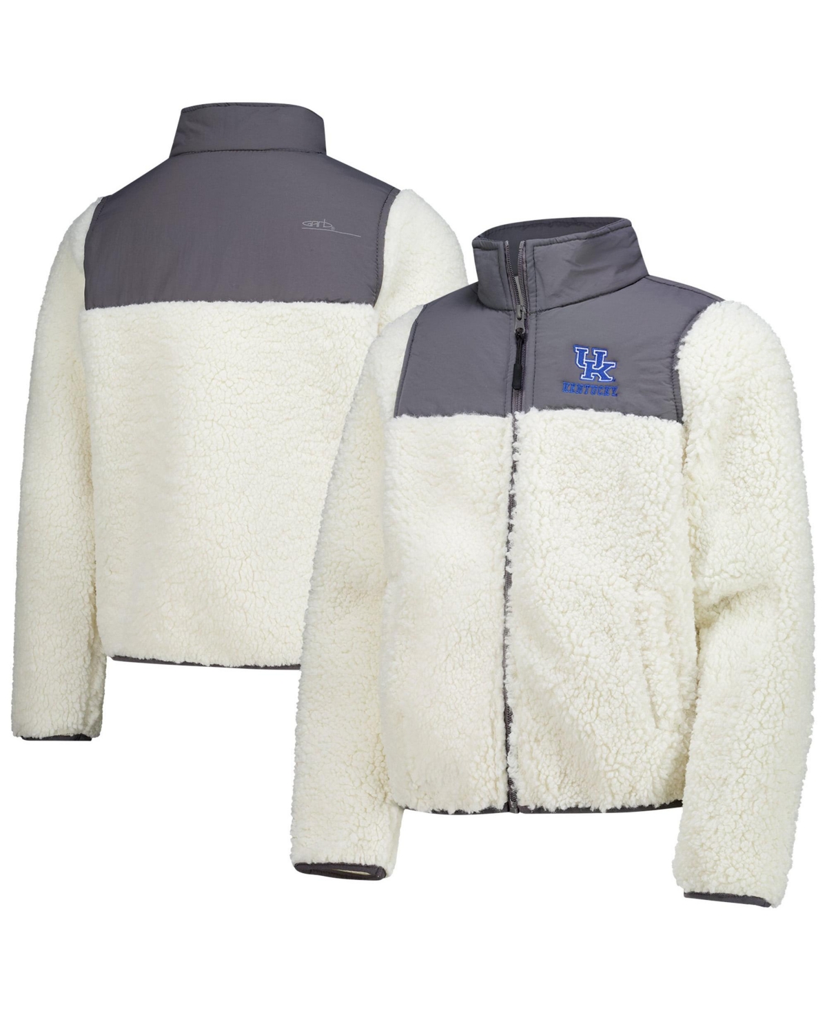 Garb Big Boys' and Girls' Charcoal Kentucky Wildcats Teddy Sherpa Jacket