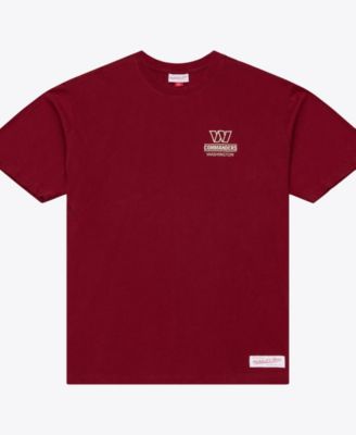 Men's Burgundy Washington Commanders Core Essentials Micro Logo T-Shirt