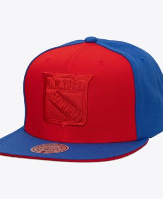 Men's Red/Blue New York Rangers Color Pop Snapback Hat
