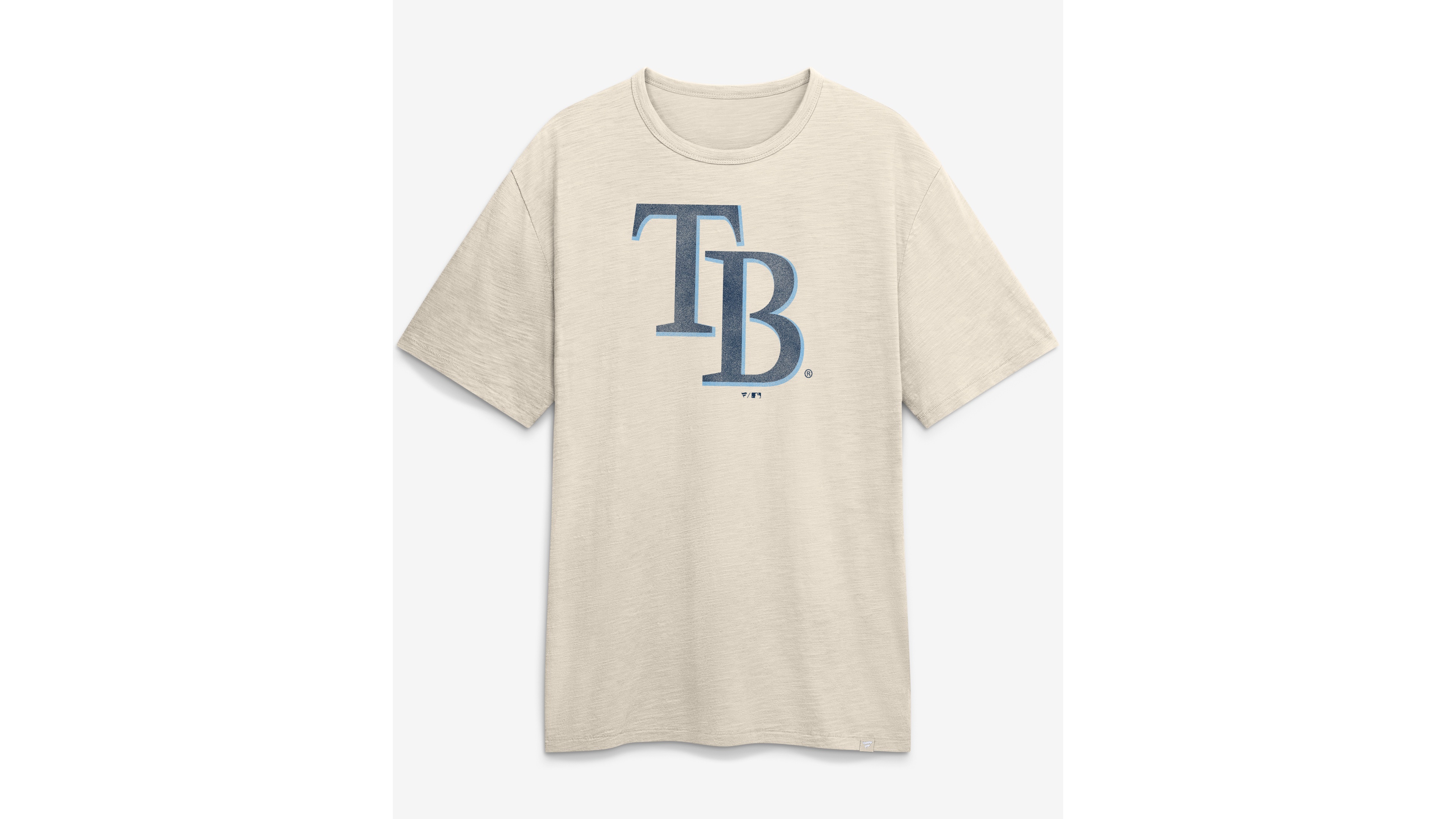 Men's Fanatics Cream Tampa Bay Rays Stadium Slub T-Shirt