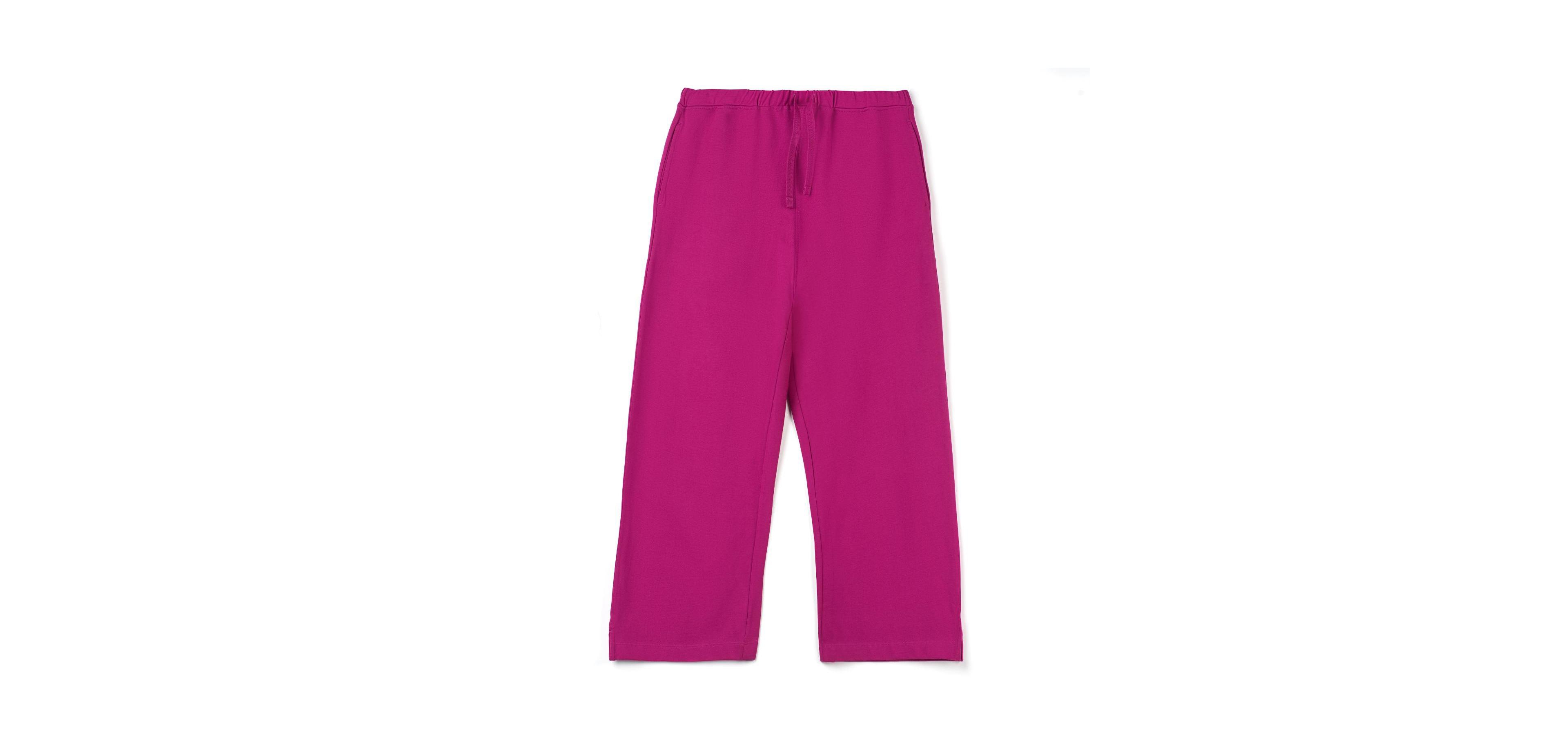 Mightly Toddler Girls' 2T-5T Core Colors Wide-Leg Organic Cotton Pull-On Pants