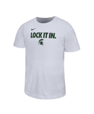 Big Boys and Girls White Michigan State Spartans 2026 On-Court Bench Legend Dri-FIT T-Shirt