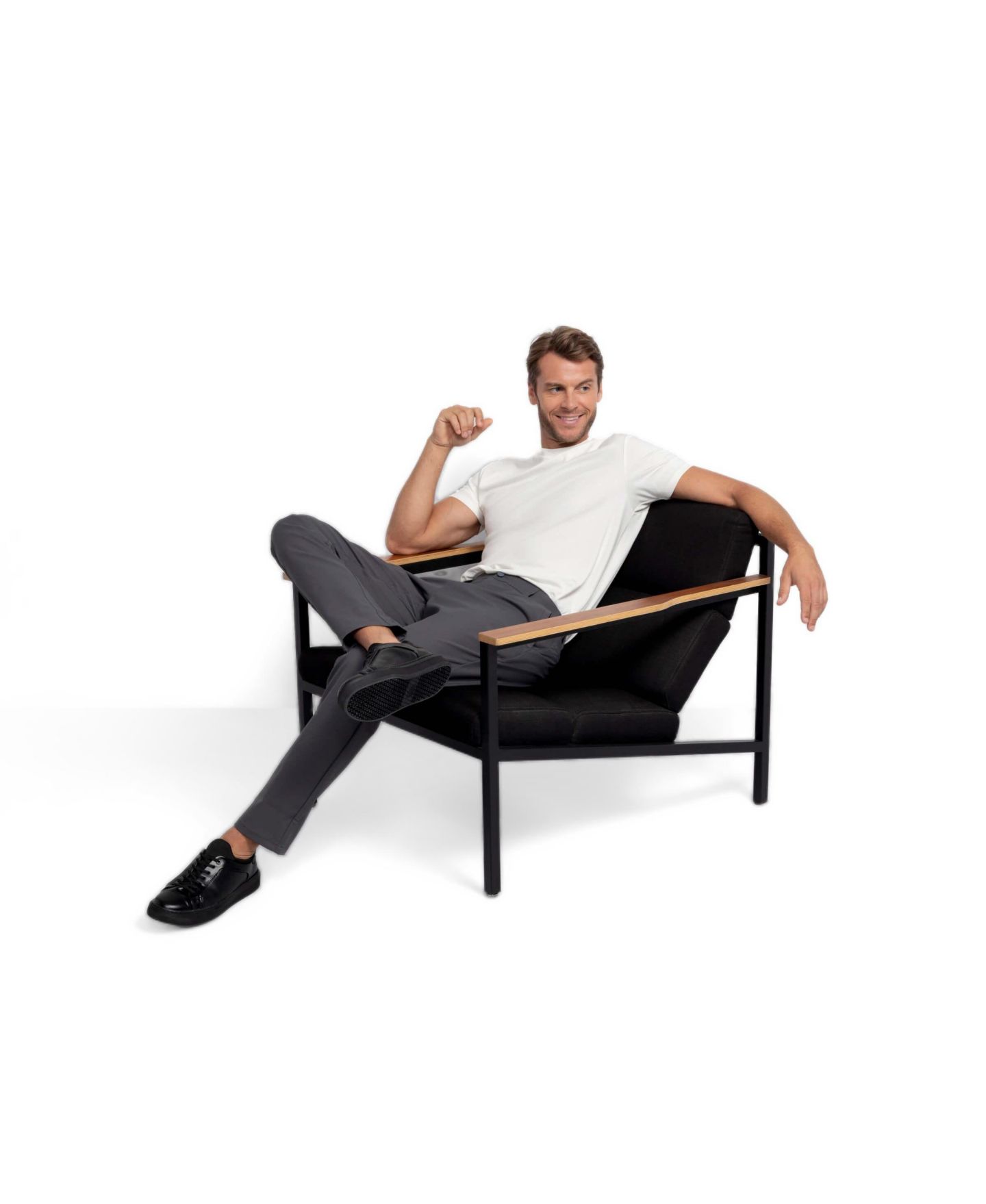 Мужские брюки Jack Archer Jetsetter Stretch Relaxed-Fit, цвет: Угольный серый — фото 2