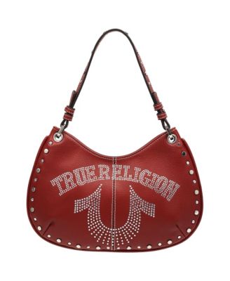 Studs and Bling Horseshoe Hobo Bag