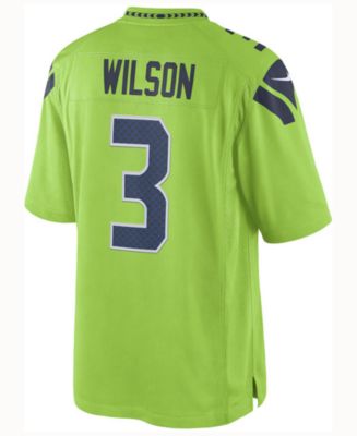 Nike Men's Russell Wilson Seattle Seahawks Limited Color Rush Jersey ...