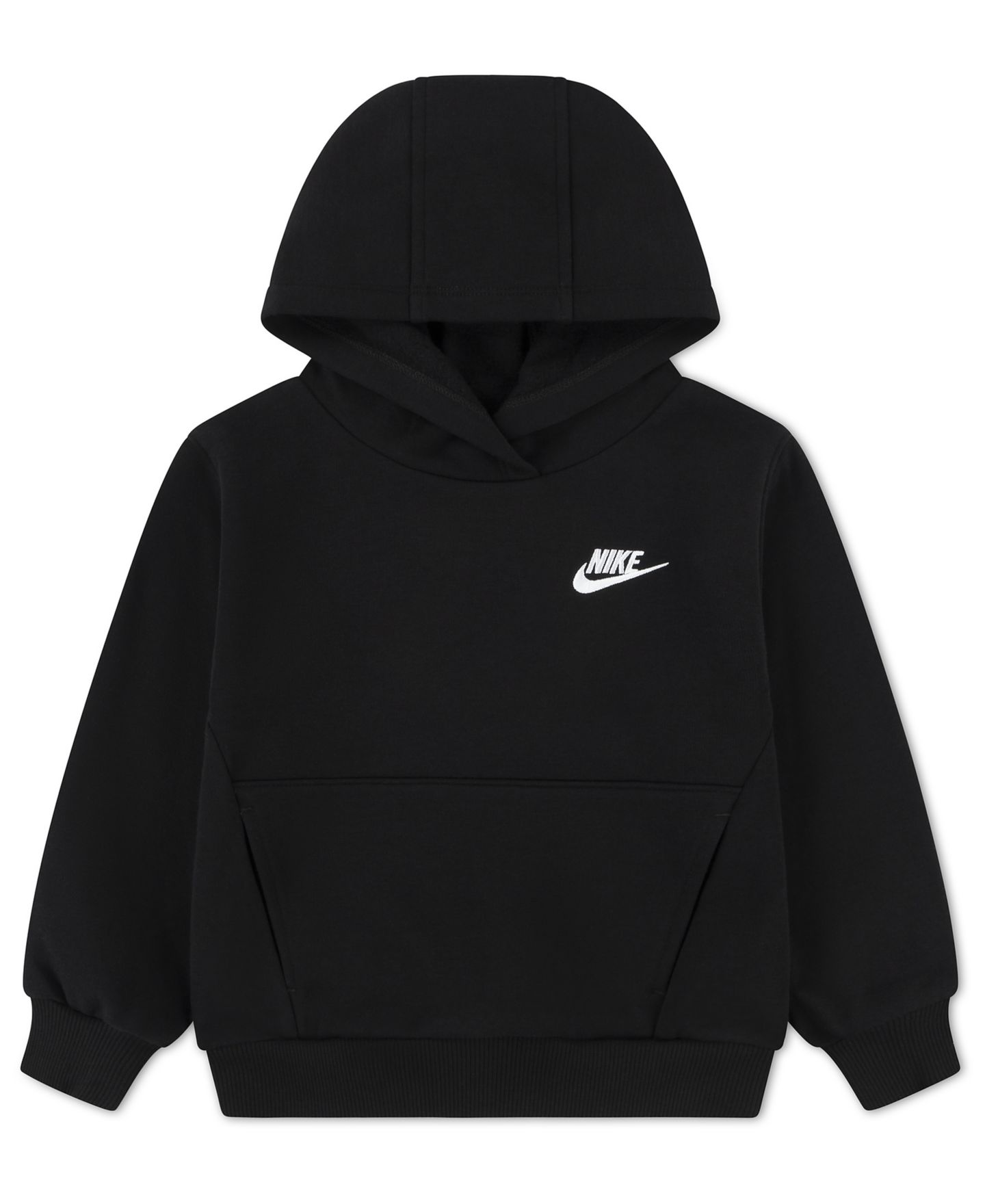 Худи Nike Fleece Pullover для мальчиков-малышей, цвет: Чёрный — фото 1