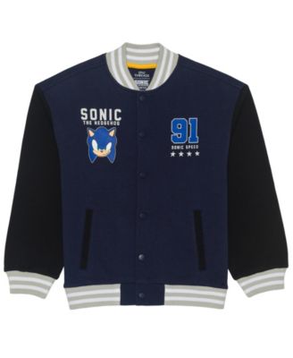 Boys' 5-20 Sonic Too Easy Bomber Baseball Collar Jacket